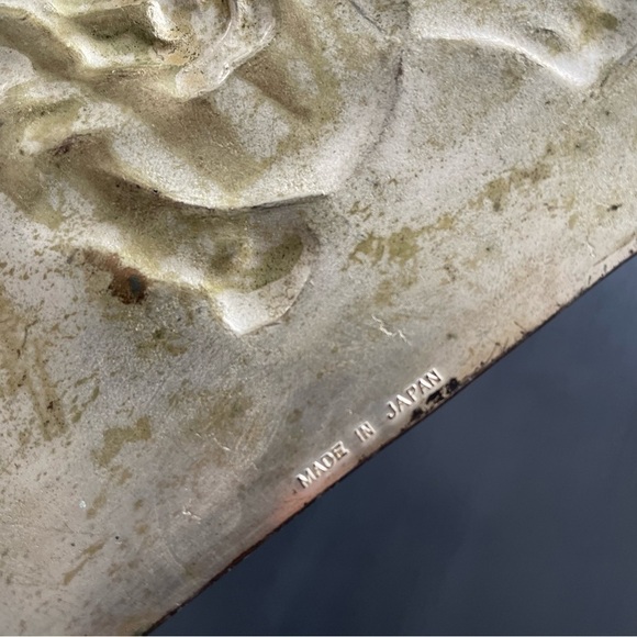 Vintage Japanese Raised Dragon Serpent Butler Crumb Set - Picture 10 of 12